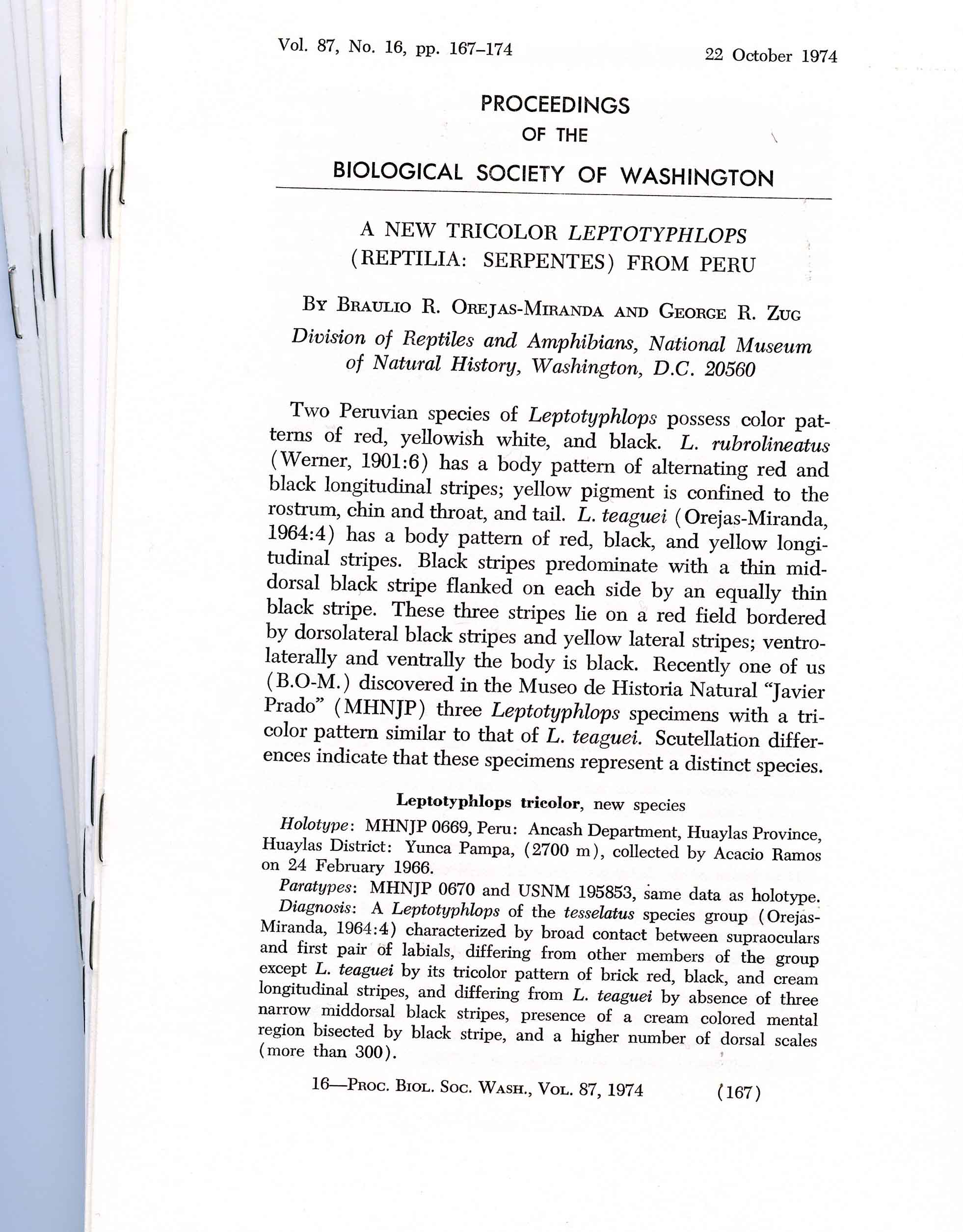 Image for Bundle # 12 (Proceedings of the Biological Society of Washington),