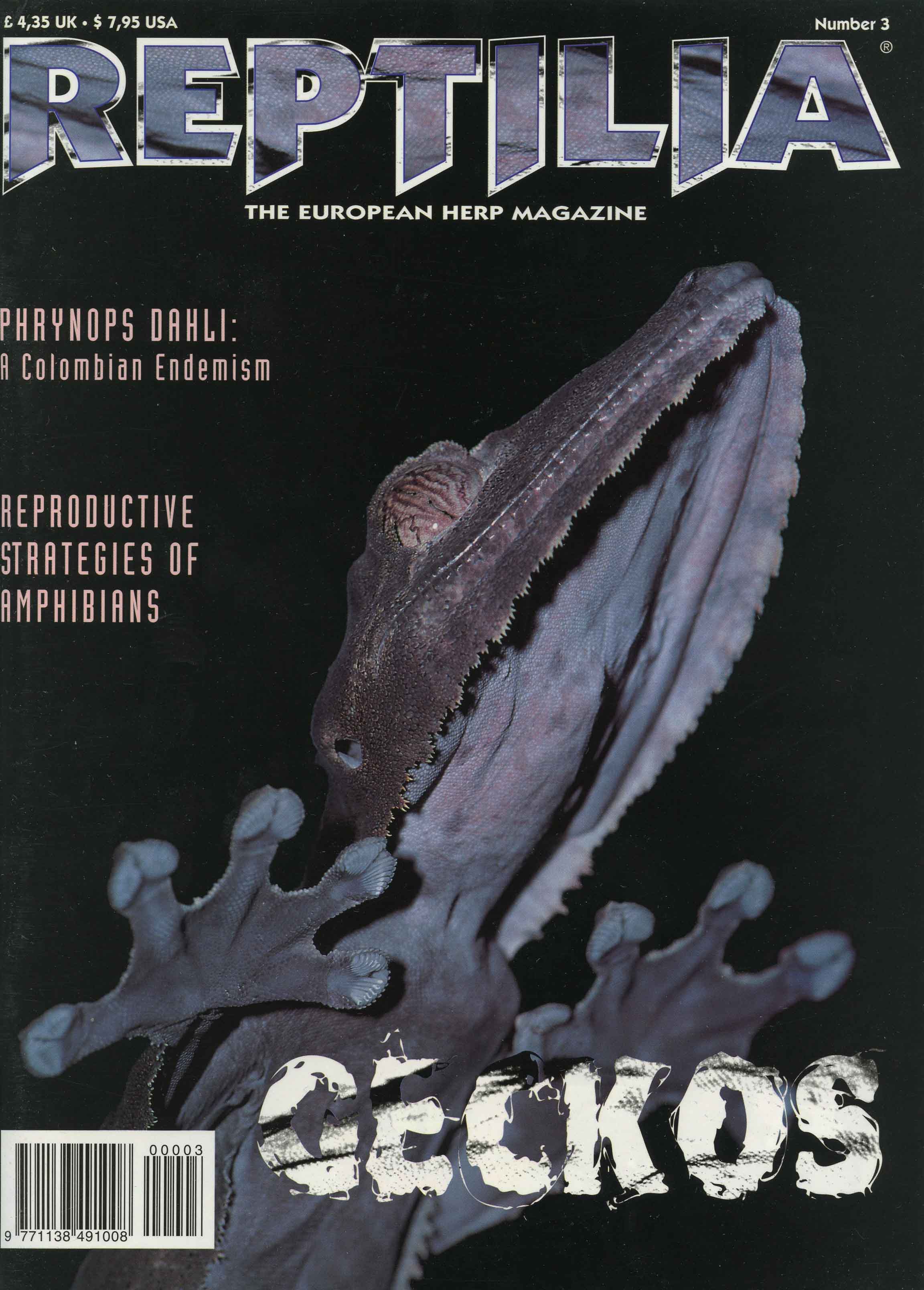 Image for Reptilia, Volume 3,