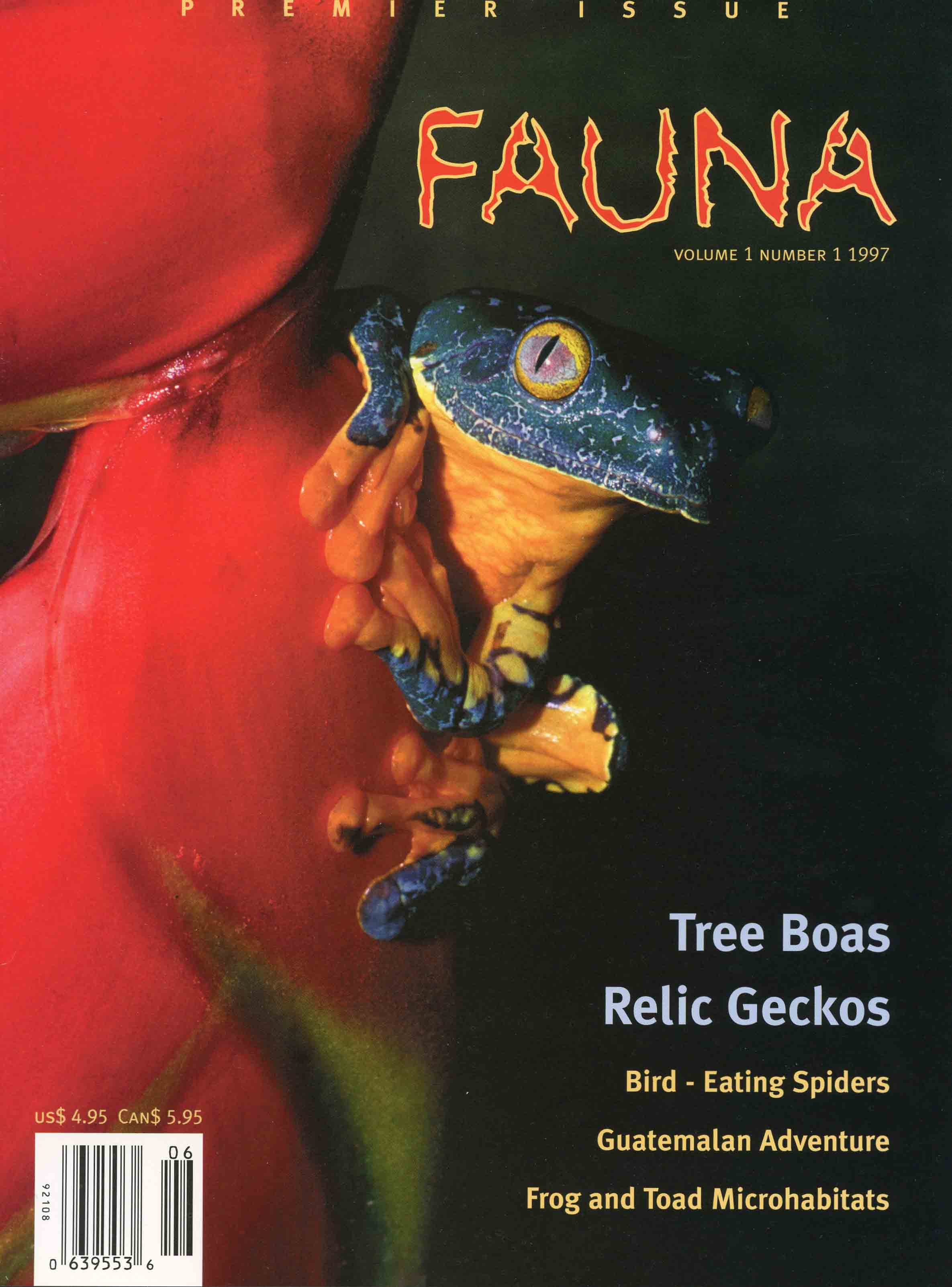 Image for Fauna, Volume 1, Number 1,