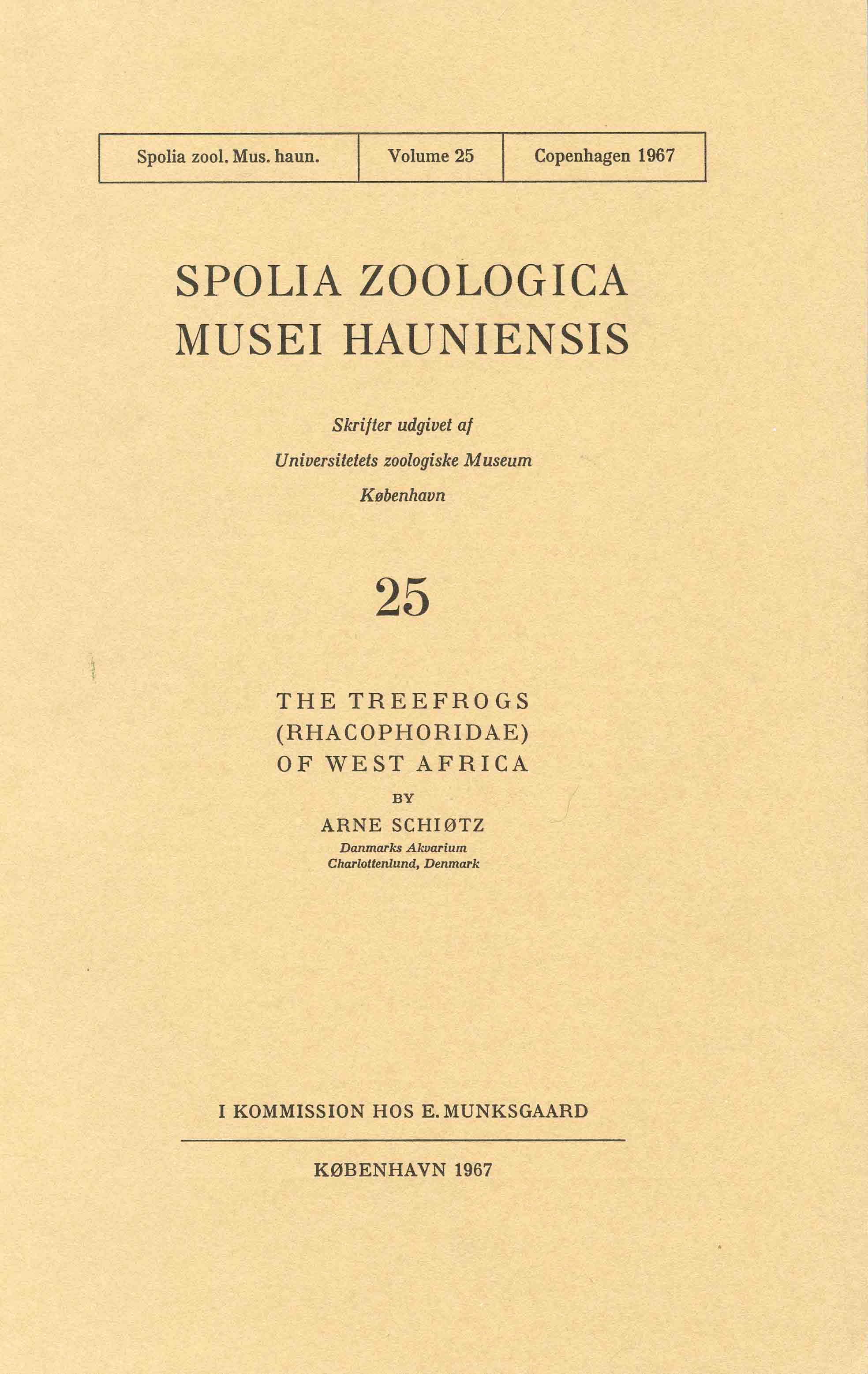 Image for The Treefrogs (Rhacophoridae) of West Africa,