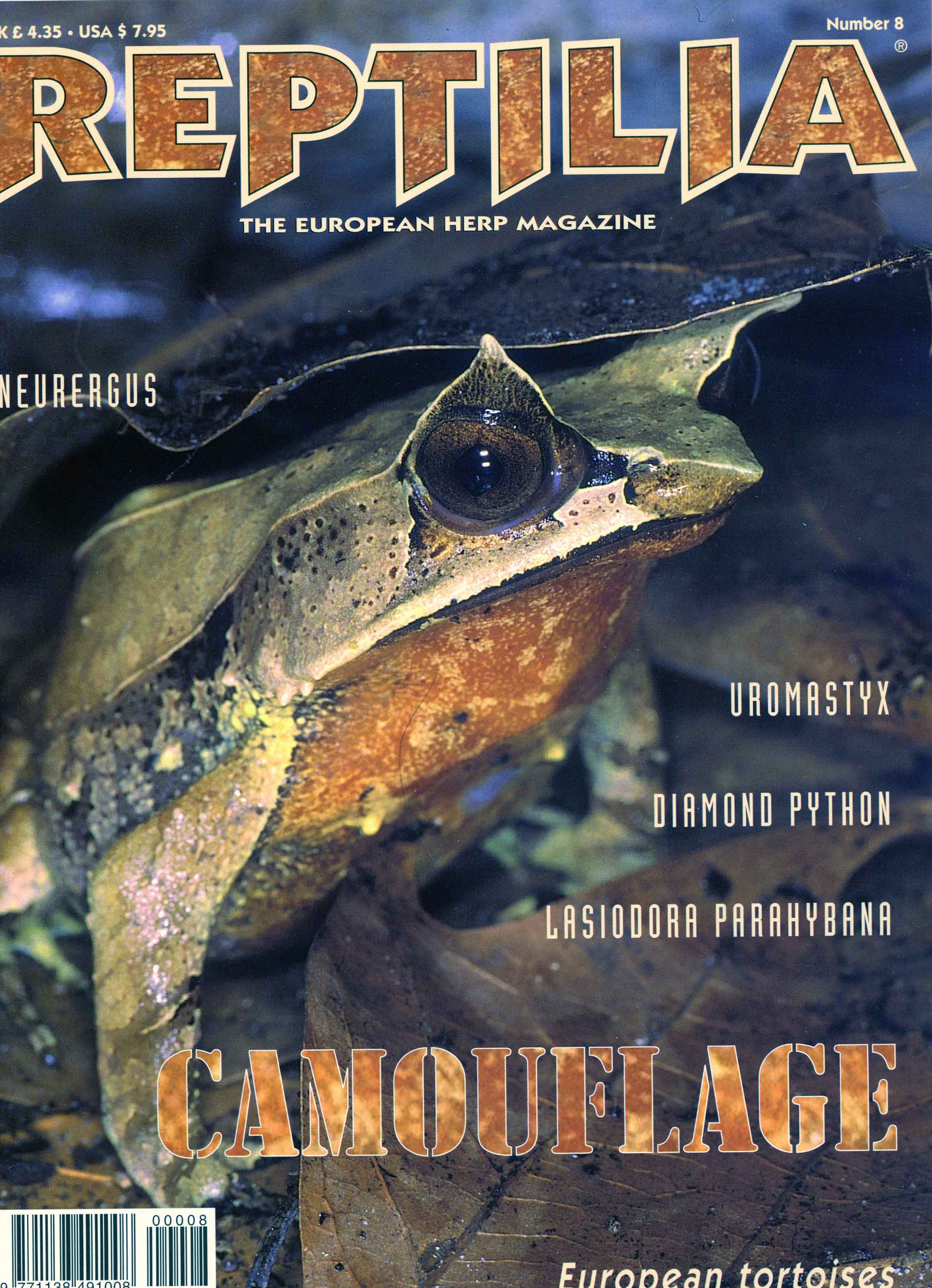 Image for Reptilia, Number 8,