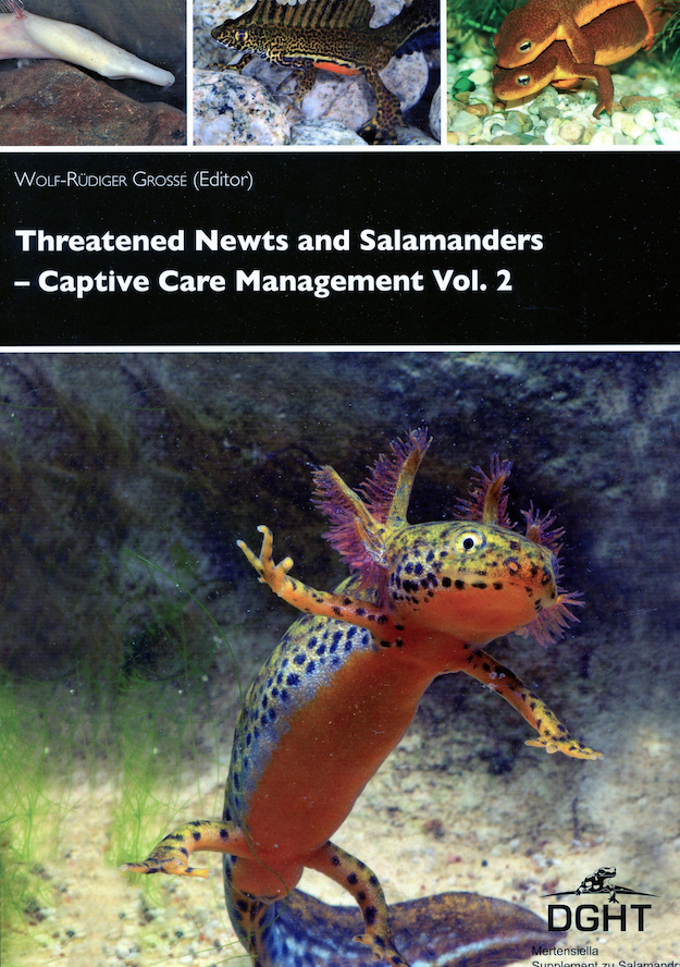 Image for Threatened Newts and Salamanders – Captive Care Management Vol. 2,