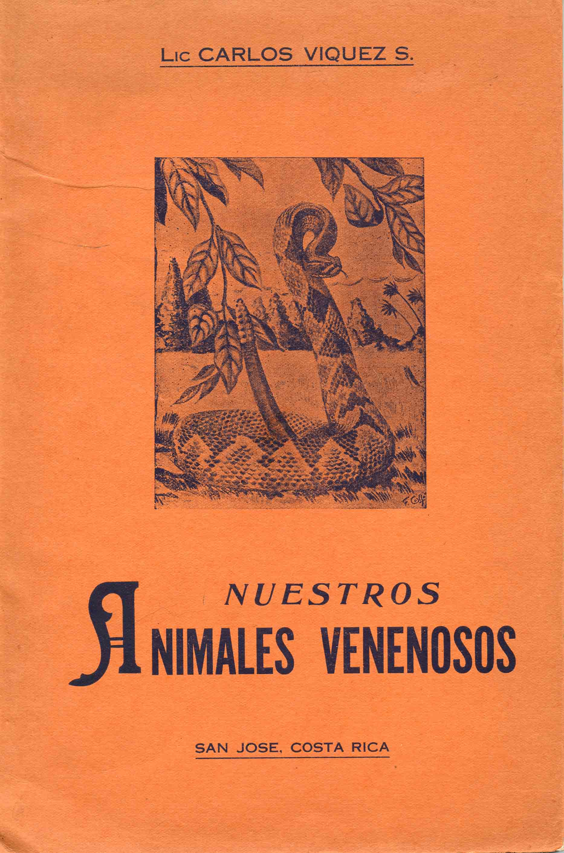Image for Nuestros Animales Venenosos,