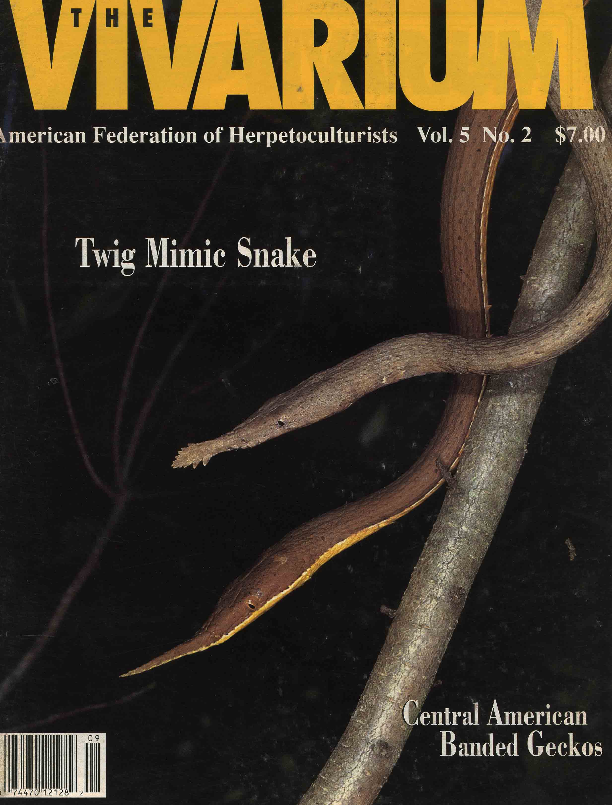 Image for The Vivarium, Volume 5, Number 2,