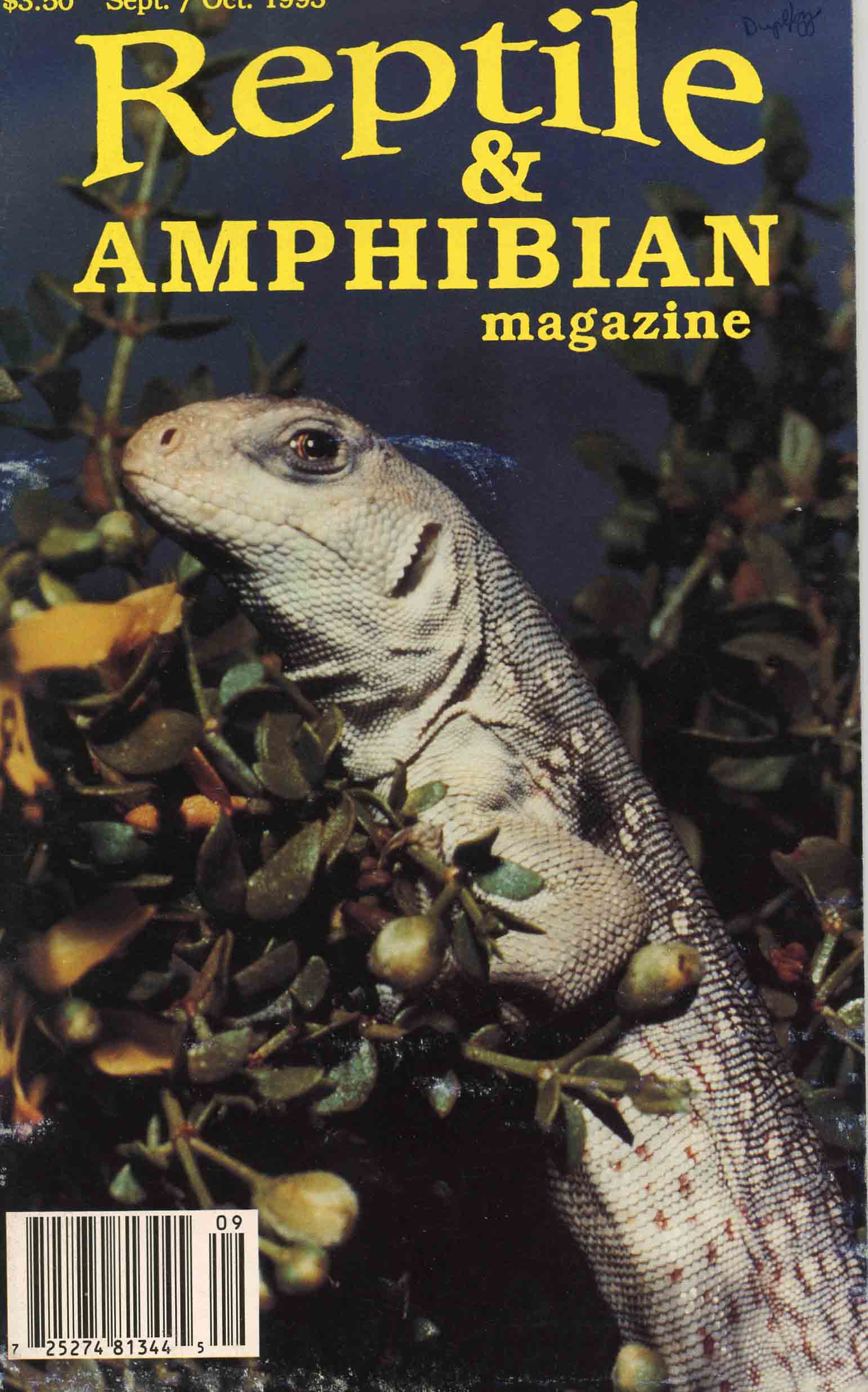 Image for Reptile & Amphibian Magazine, Sept. / Oct. 1993